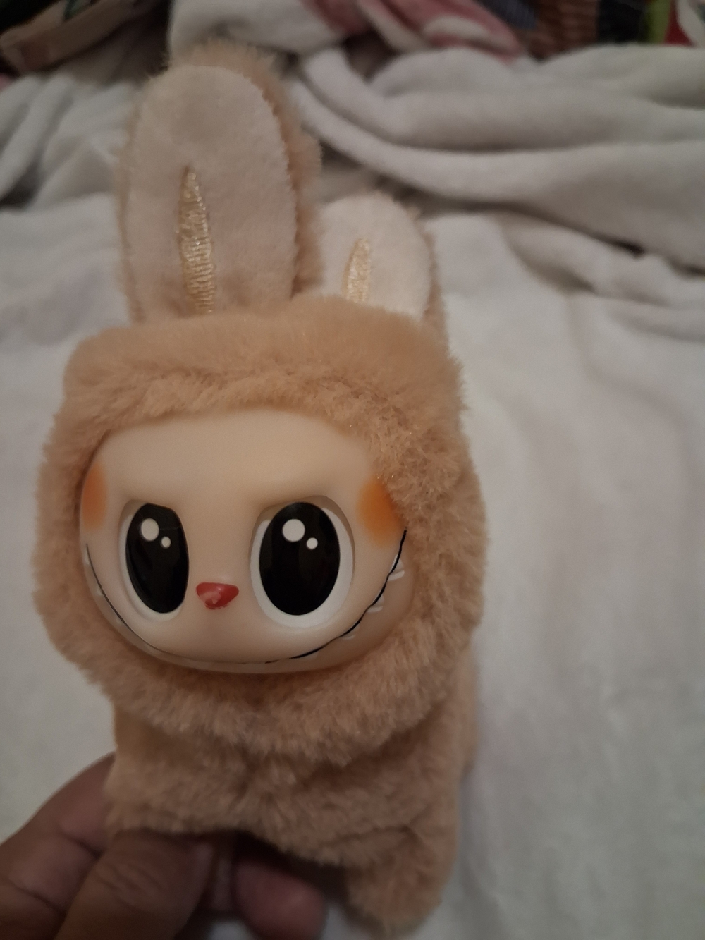 Plush Bunny Stuffed Animal Toy - Cream Beige Soft Bunny